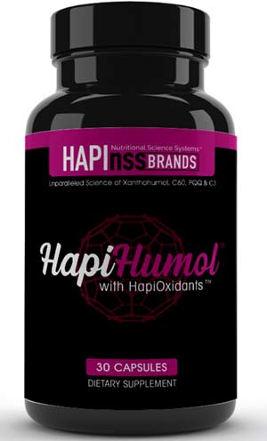 AmpLIFEI HapiHumol Xanthohumol Antioxidant bottle